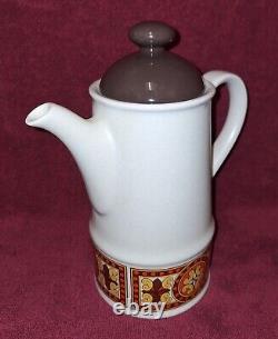 Vintage 1960s/70s Sadler Stoneware 15 Pc Tea/Coffee Set. Border Mission Design