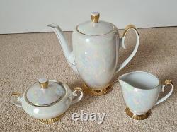 Vintage 1960s Chodziez 17 piece coffee set unused, immaculate condition