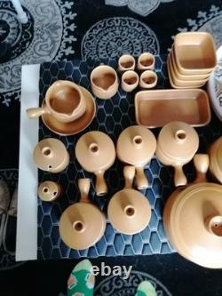 Vintage 1960s Denby Langley Canterbury Dinner, Tea, Coffee Service 80 Items