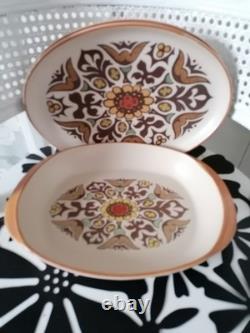 Vintage 1960s Denby Langley Canterbury Dinner, Tea, Coffee Service 80 Items