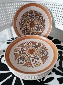 Vintage 1960s Denby Langley Canterbury Dinner, Tea, Coffee Service 80 Items