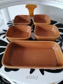 Vintage 1960s Denby Langley Canterbury Dinner, Tea, Coffee Service 80 Items