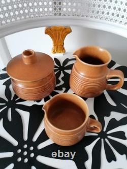 Vintage 1960s Denby Langley Canterbury Dinner, Tea, Coffee Service 80 Items