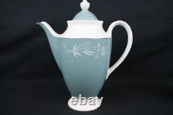 Vintage(1960s)Royal Doulton Cascade Espresso Coffee Set(6), 15 piece, D645