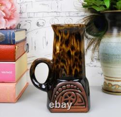 Vintage 1970s Fosters Pottery Troika Style Chimney 10 Piece Coffee Set