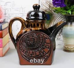 Vintage 1970s Fosters Pottery Troika Style Chimney 10 Piece Coffee Set