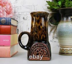 Vintage 1970s Fosters Pottery Troika Style Chimney 10 Piece Coffee Set