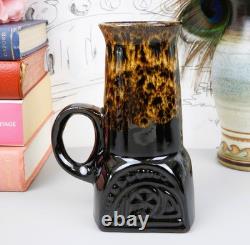 Vintage 1970s Fosters Pottery Troika Style Chimney 10 Piece Coffee Set