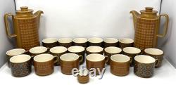 Vintage 1970s Hornsea Bronte & Saffron Cups Bundle Of 21, 2 Saffron Coffee Pots