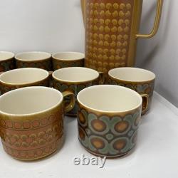 Vintage 1970s Hornsea Bronte & Saffron Cups Bundle Of 21, 2 Saffron Coffee Pots