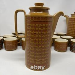 Vintage 1970s Hornsea Bronte & Saffron Cups Bundle Of 21, 2 Saffron Coffee Pots