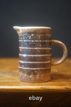 Vintage 1970s Rye Cinque Ports Pottery Coffee Set Brown Stripe 17pcs