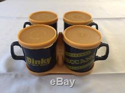 Vintage 1979 Dinky Toys/Meccano Ironstone Coffee Mug Set by Kiln Craft
