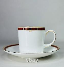 Vintage 1985 Wedgwood Colorado 19 Piece Bone China Coffee Demitasse Set Serves 8