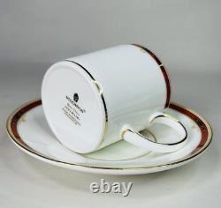 Vintage 1985 Wedgwood Colorado 19 Piece Bone China Coffee Demitasse Set Serves 8