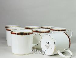 Vintage 1985 Wedgwood Colorado 19 Piece Bone China Coffee Demitasse Set Serves 8