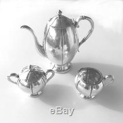 Vintage 3 Piece Sterling Silver Coffee or Tea Set Meyers Mexico