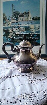 Vintage 5 Piece Silverplate Tea Coffee Set Sugar Bowl Cookie Busket Server