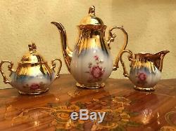 Vintage 6 cups 6 saucers RW Rudolph Wacther Bavaria Porcelain Coffee Set