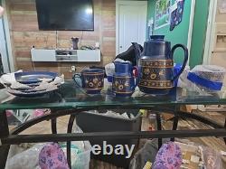 Vintage 70s Coffee Set Winterling Schwarzenbach Bavaria Western Germany