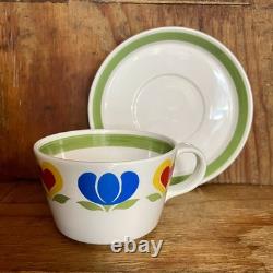 Vintage ARABIA of Finland KÖNNI Coffee Tea Cup & Saucer Set, Olga Osol Design