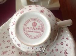 Vintage Adams Staffordshire Tea&coffee Service'Sprig' From 1970s, 31 Piece