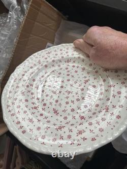 Vintage Adams Staffordshire Tea&coffee Service'Sprig' From 1970s, 31 Piece