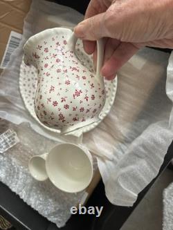 Vintage Adams Staffordshire Tea&coffee Service'Sprig' From 1970s, 31 Piece