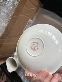 Vintage Adams Staffordshire Tea&coffee Service'Sprig' From 1970s, 31 Piece