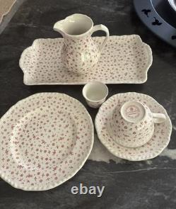 Vintage Adams Staffordshire Tea&coffee Service'Sprig' From 1970s, 31 Piece
