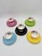 Vintage Adderley Harlequin Floral Tea Set 15 Piece Pastel Mixed Color Trios