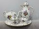 Vintage Antique German Nymphenburg Porcelain Tea / Coffee Set Service With Tray