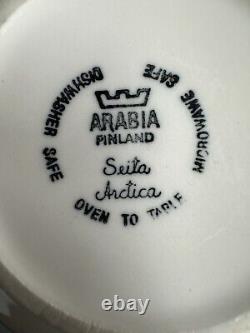 Vintage Arabia Finland Seita Arctica Coffee Service For 6 People