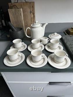 Vintage Arabia Finland Seita Arctica Coffee Service For 6 People