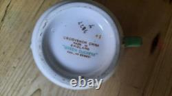 Vintage Art Deco Grosvenor China Green Duchess Coffee for Five Dates to 1938