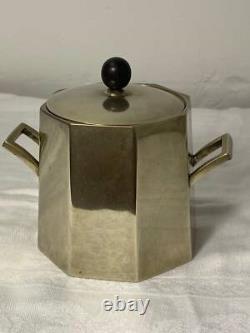 Vintage Art Deco Tea & Coffee Set with Tray Geometric Design