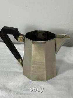 Vintage Art Deco Tea & Coffee Set with Tray Geometric Design