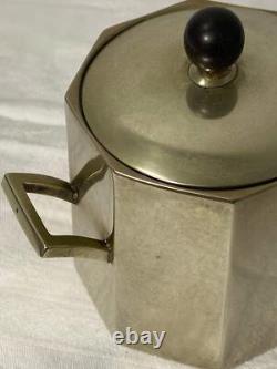 Vintage Art Deco Tea & Coffee Set with Tray Geometric Design