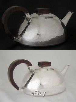 Vintage Arts Crafts Czech Slovak 800 Silver Szandrik Sandrik Deco Coffee Tea Set