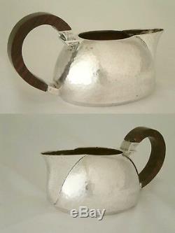 Vintage Arts Crafts Czech Slovak 800 Silver Szandrik Sandrik Deco Coffee Tea Set