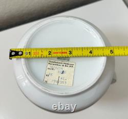 Vintage Bareuther Waldsassen Bavaria Germany 3 Piece Coffee Set Cobalt Blue Gold