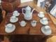 Vintage Bareuther Waldsassen White Gold Tea/ Coffee Set.im 15pc Tea/