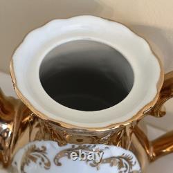 Vintage Bavaria Germany Gold Fragonard Demitasse Coffee/tea Set 15 Pieces