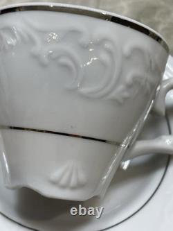 Vintage Bavaria Germany Porcelain Coffee Set 12 Cups Teapot Sugar Creamer