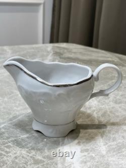 Vintage Bavaria Germany Porcelain Coffee Set 12 Cups Teapot Sugar Creamer