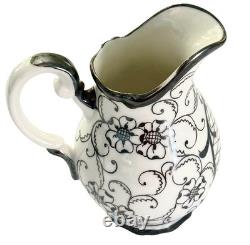 Vintage Bavarian Porcelain 925 Argento Silver Overlay Coffee Set 15 Pieces