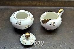 Vintage Bavarian Porcelain Coffee Tea for Two Set, includes Sugar Bowl & Creamer