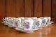 Vintage Bernadotte Floral Bohemian China Coffee Cup Set Of 10, Czech Republic