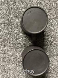 Vintage Black Wedgwood Basalt Coffee Set By Robert Minkin Dating To The 1960's