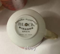 Vintage Block Bidasoa Tea/Coffee Set Made in Spain